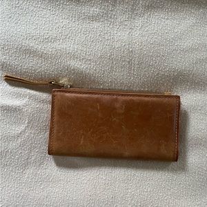 Parker Clay Brown Leather Letty Wallet